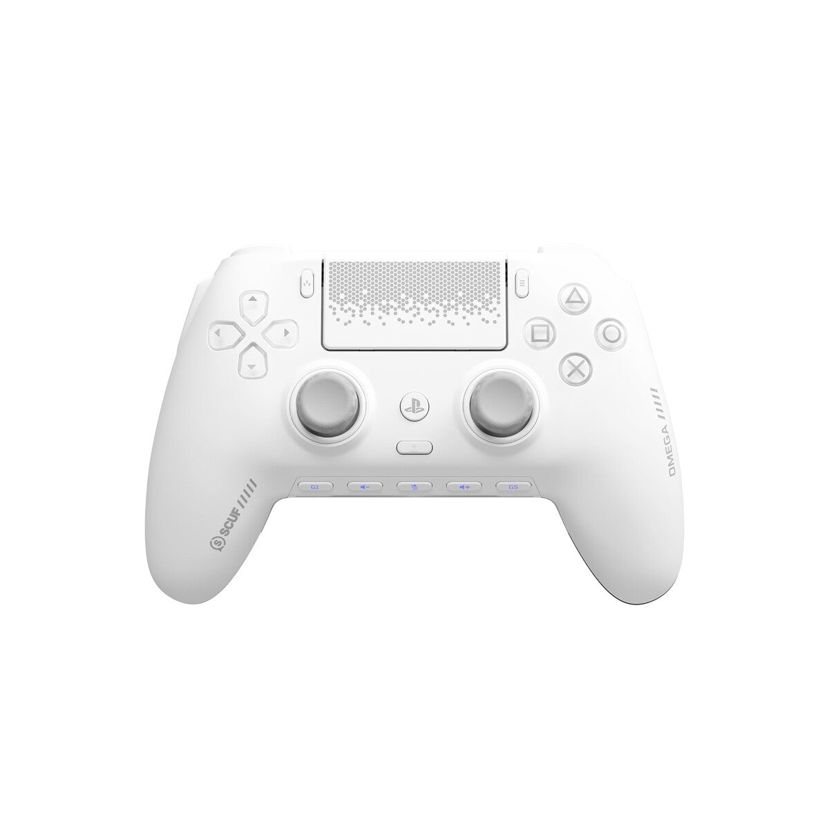 Manette Scuf Omega sans fil pour PS5 et PC - Blanc