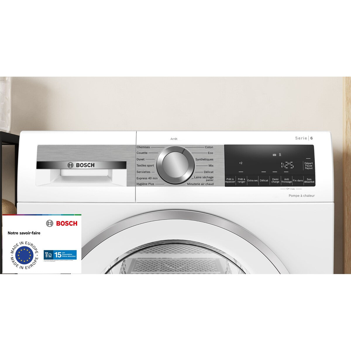 Sèche-linge pompe à chaleur Bosch WQG2451SFR