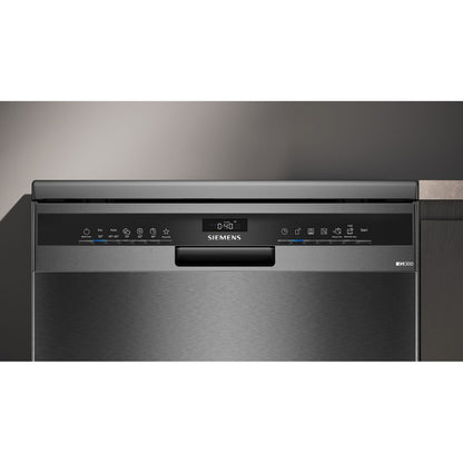 Lave-vaisselle pose libre Siemens SN23EC03ME, iQ300 Noir