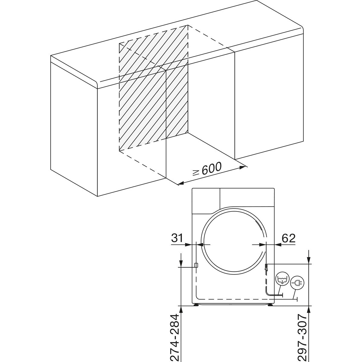 Sèche-linge pompe à chaleur Miele TSH 783 WP