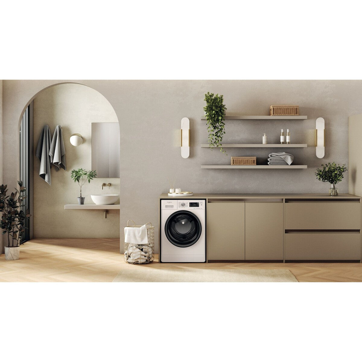 Lave-linge hublot Whirlpool FFBB9489BVFR Blanc