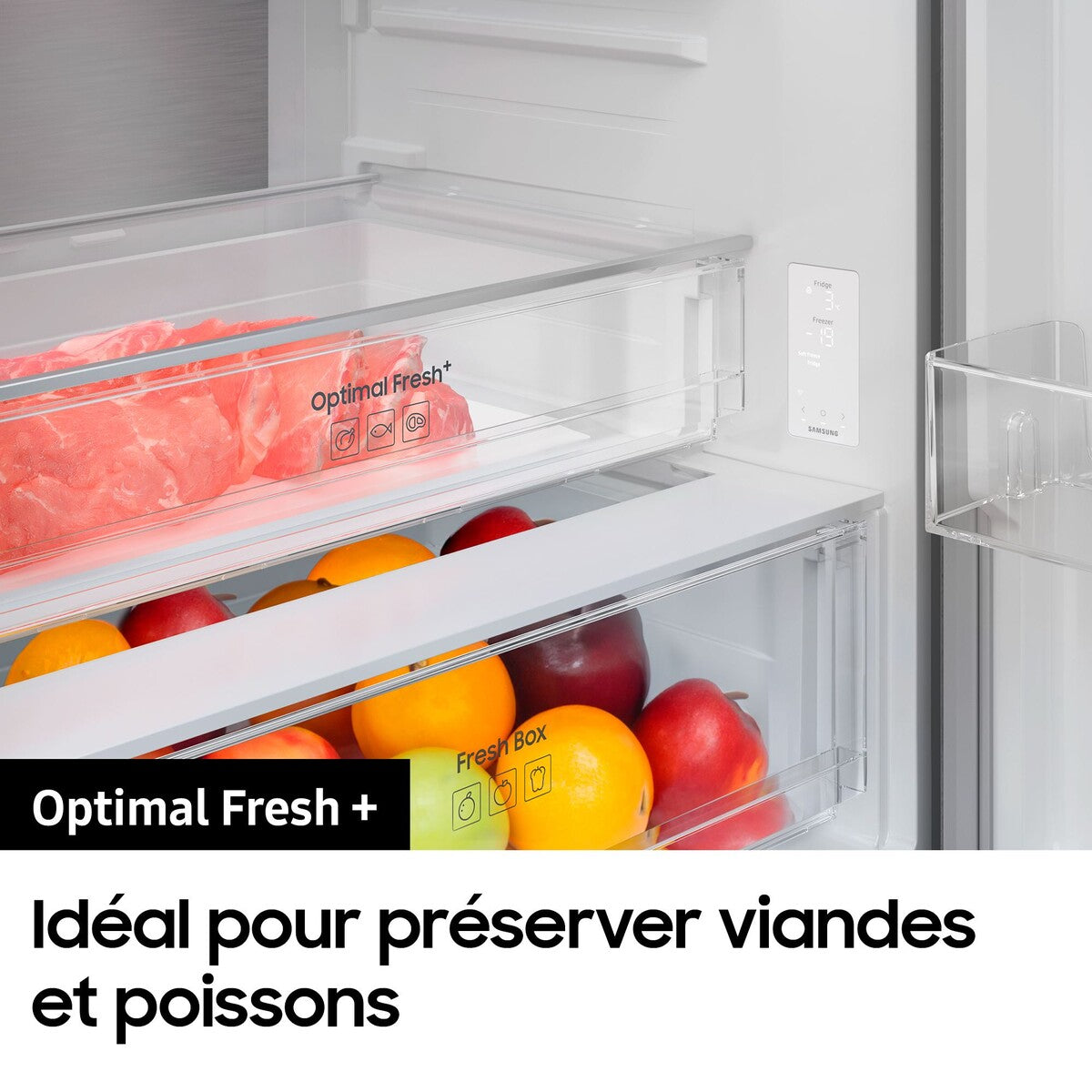Réfrigérateur congélateur en bas Samsung RB53DG706AS9