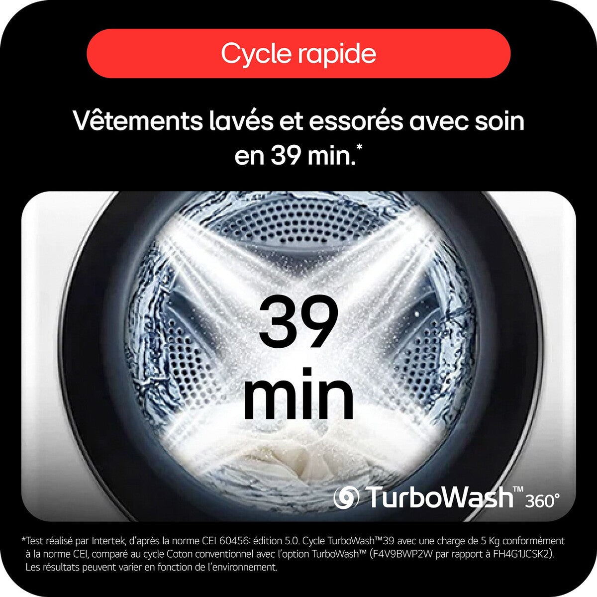 Lave-linge hublot Lg F20F12WST