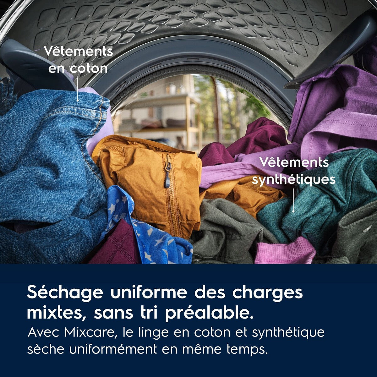 Sèche-linge pompe à chaleur Electrolux EW7HI495B Blanc