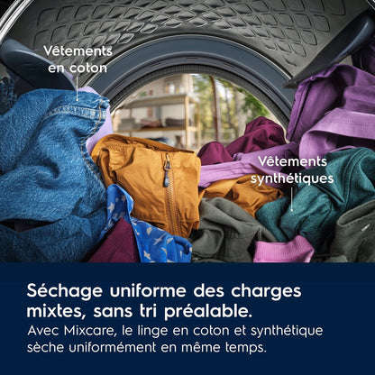 Sèche-linge pompe à chaleur Electrolux EW7HI495B Blanc