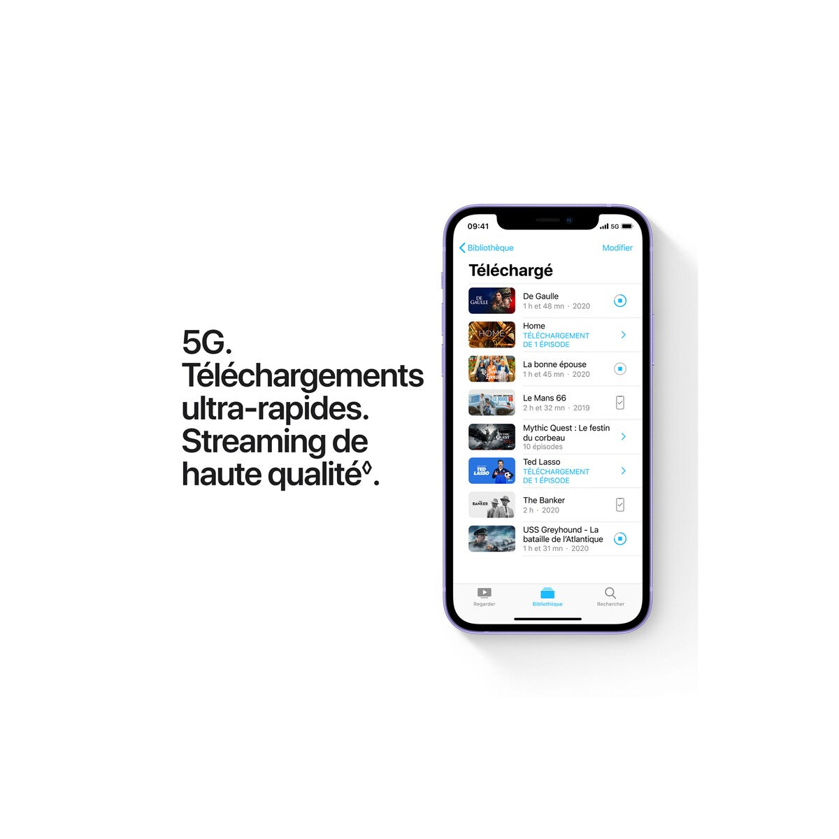 iPhone Apple IPHONE 12 MINI 64Go Mauve 5G