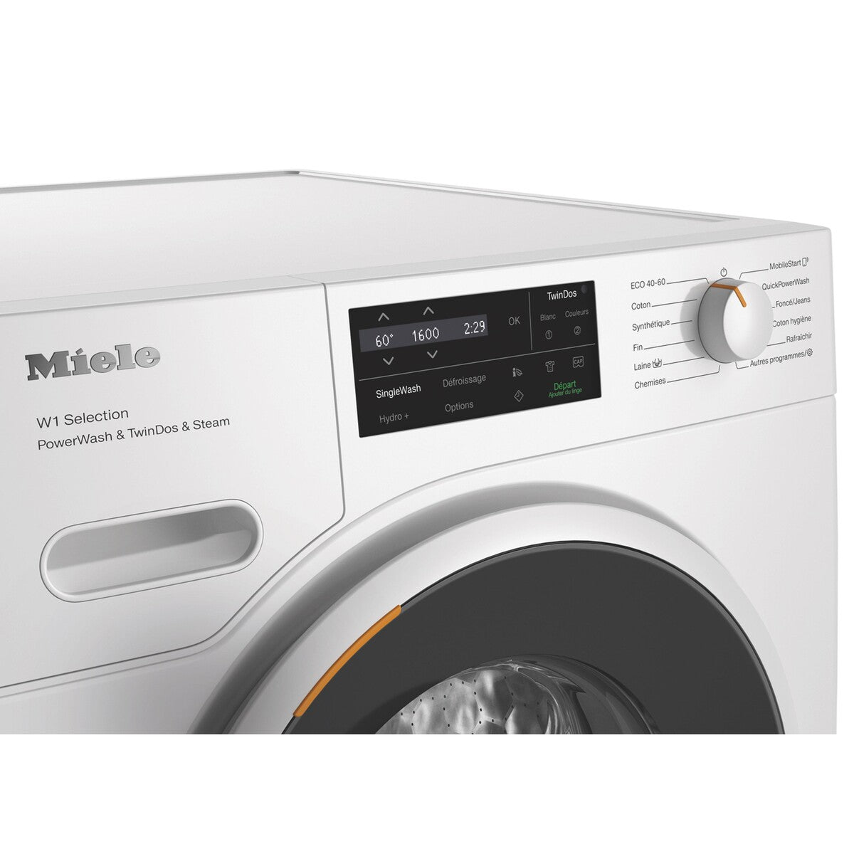 Lave-linge hublot Miele WSI 883 WCS BLANC