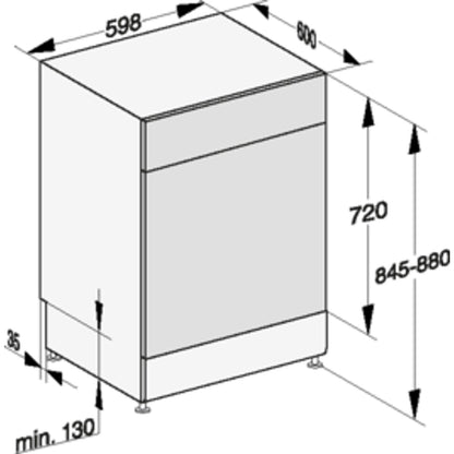 Lave-vaisselle pose libre Miele G 7042 AutoDos Blanc