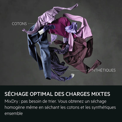 Sèche-linge pompe à chaleur Aeg TR83A10WC Blanc