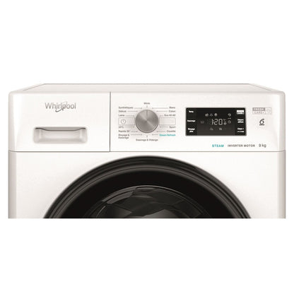 Lave-linge hublot Whirlpool FFBB9489BVFR Blanc