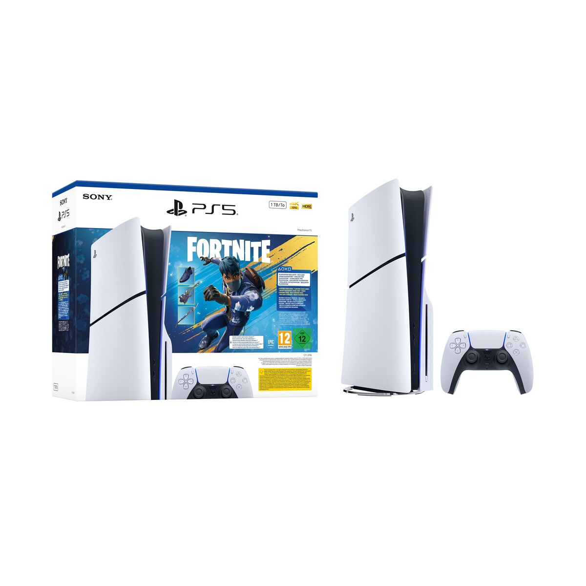 Console PlayStation 5 Sony Pack Slim Edition Standard Fortnite Flowering Chaos - Edition limitée