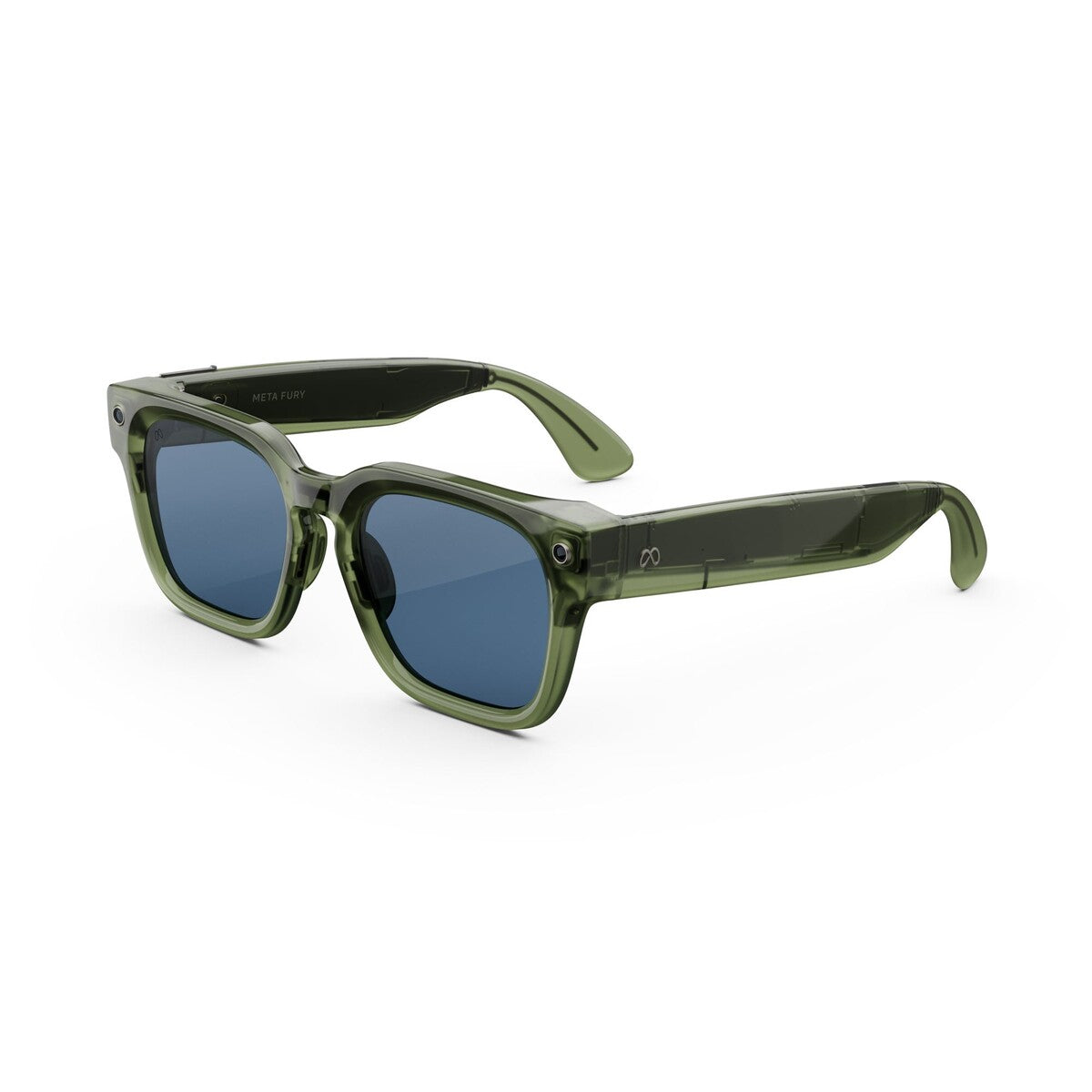 Lunettes connectées IA Meta Fury Racing Vert