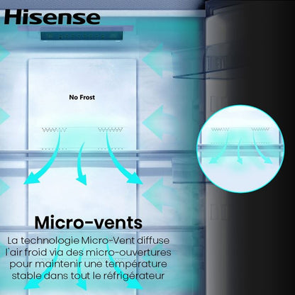 Réfrigérateur congélateur en bas Hisense RB3N300NECA