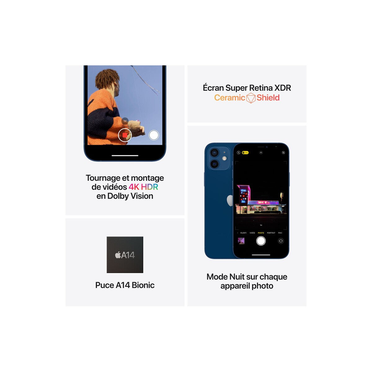 iPhone Apple IPHONE 12 MINI 64Go Mauve 5G