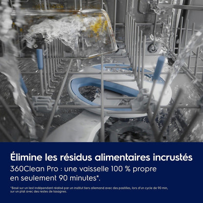 Lave-vaisselle encastrable Electrolux E82LX520T Blanc