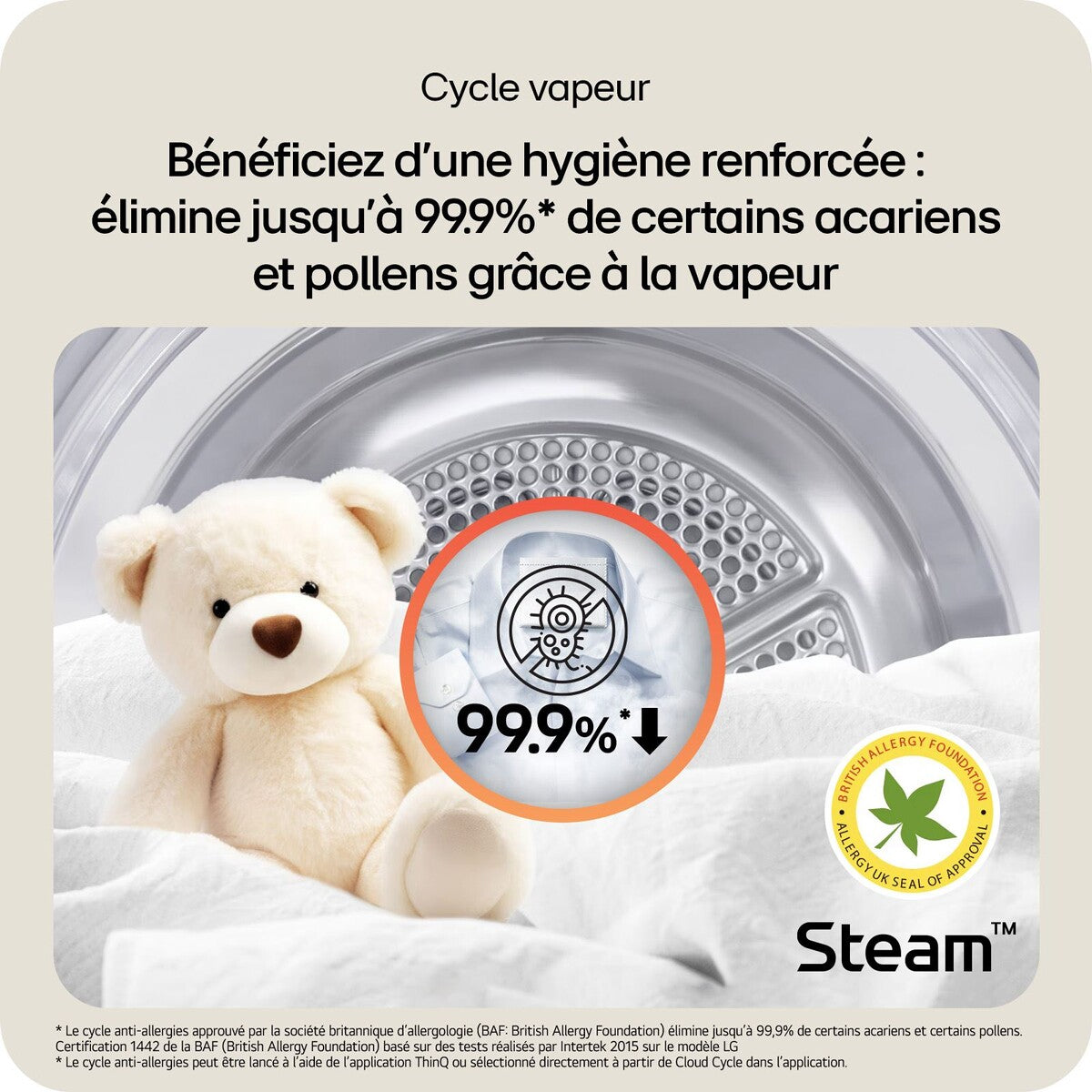 Lave-linge séchant Lg Lave-linge sechant 11/6 kg 1400 tours F164HP2BST