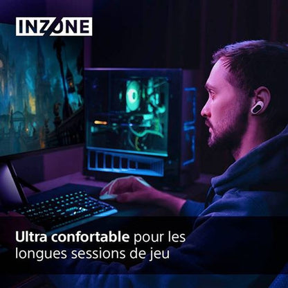 Casque pour console Sony Ecouteurs sans fil Gaming INZONE à réduction de bruit -blanc