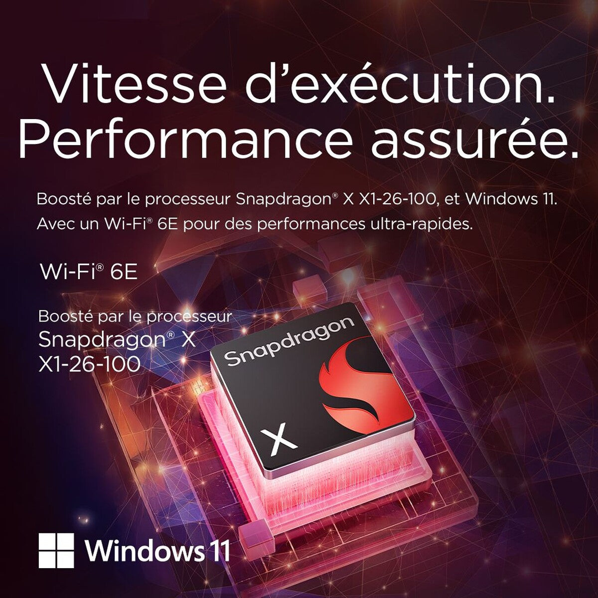 PC portable Lenovo IdeaPad Slim 3 15Q8X10 15,3" WUXGA Copilot+PC Snapdragon® X 16 Go RAM 512 Go SSD Gris