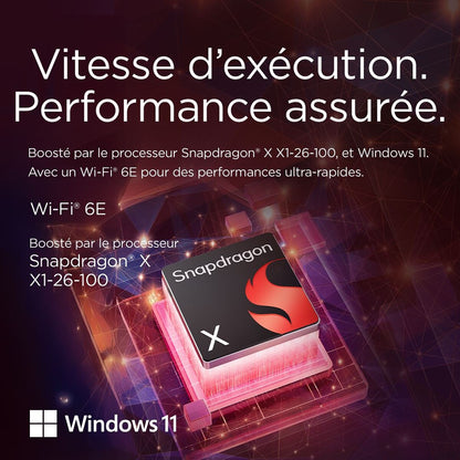 PC portable Lenovo IdeaPad Slim 3 15Q8X10 15,3" WUXGA Copilot+PC Snapdragon® X 16 Go RAM 512 Go SSD Gris