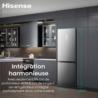 Réfrigérateur congélateur en bas Hisense RB3N300NECA