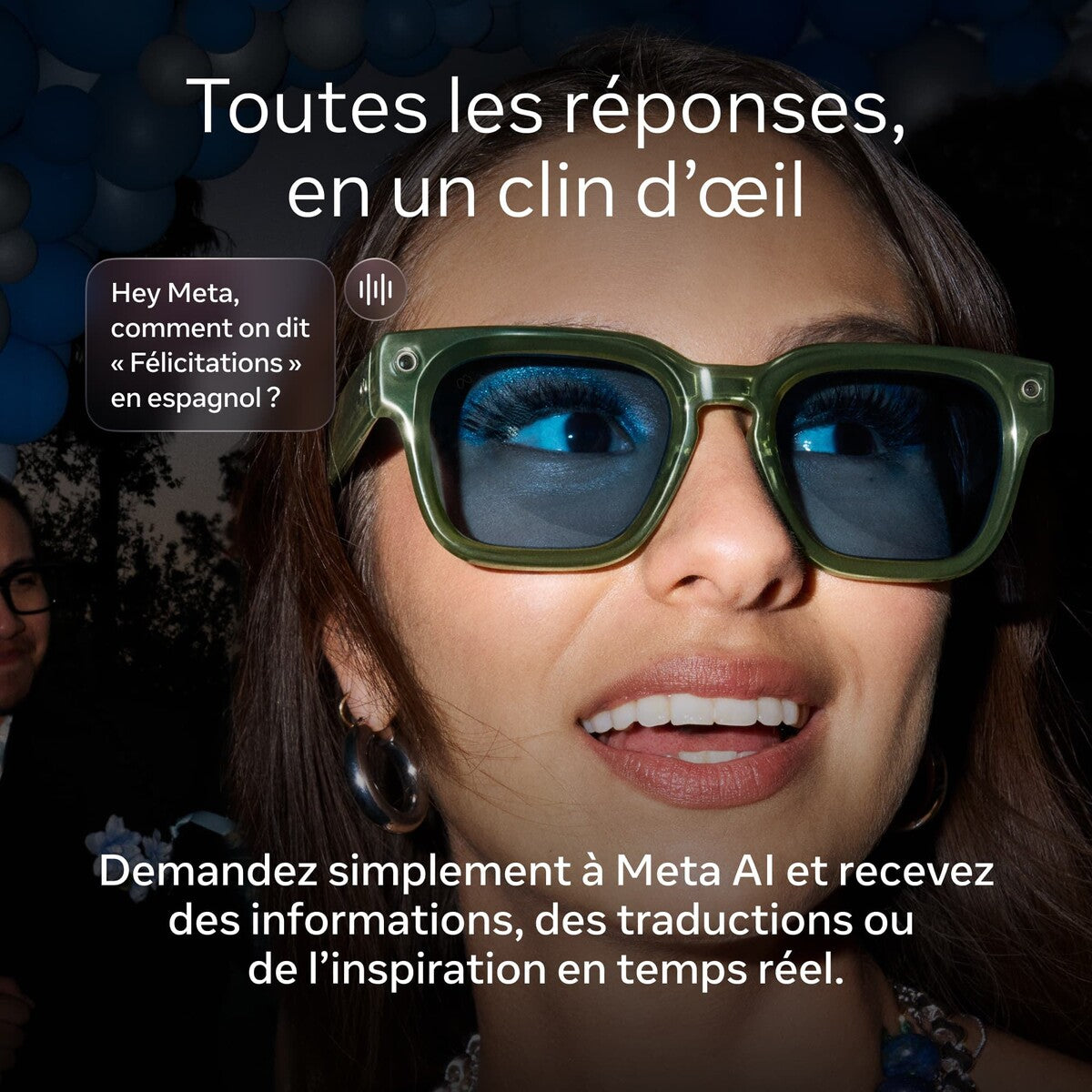 Lunettes connectées IA Meta Nova Standard Grès Verres chocolat