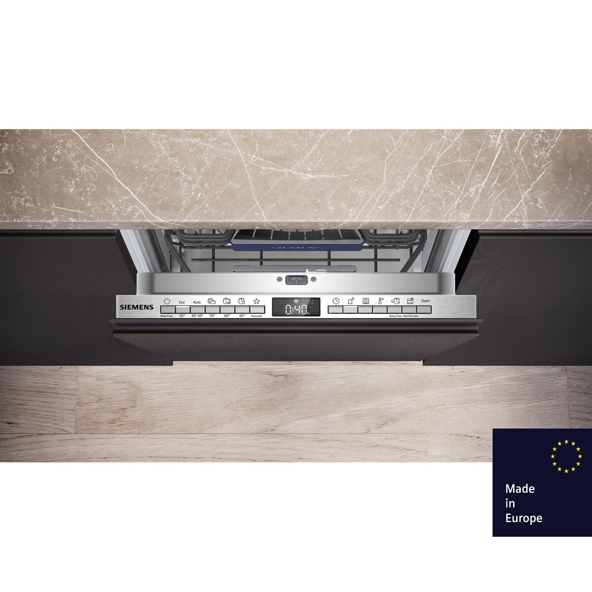Lave-vaisselle encastrable Siemens SR63EX25ME, Lave-vaisselle tout integrable