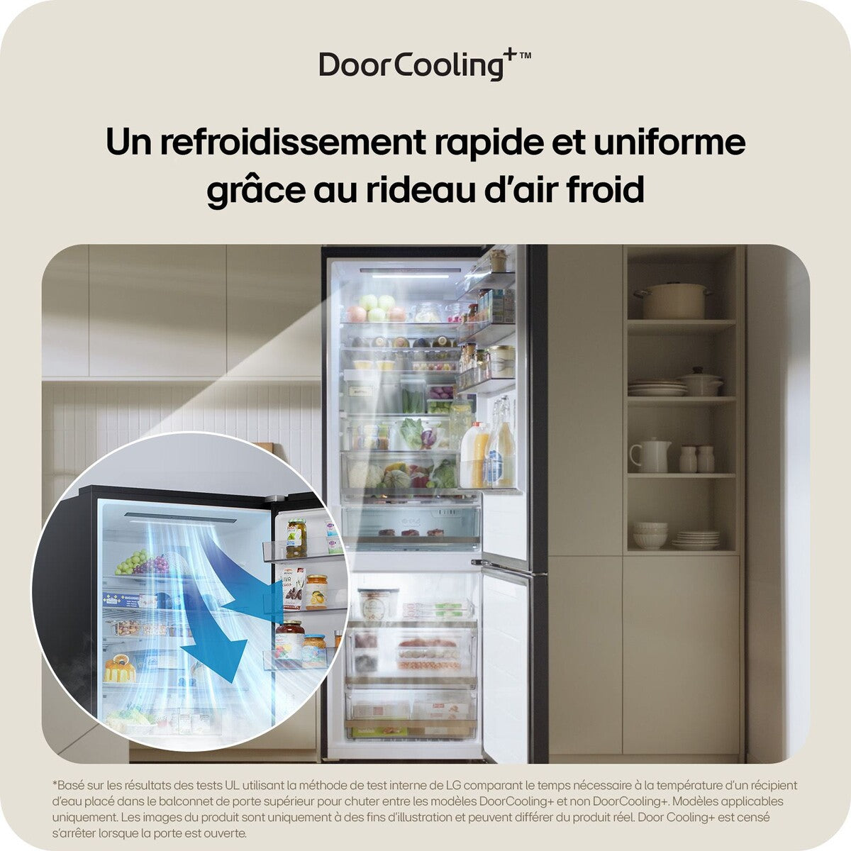 Réfrigérateur congélateur en bas Lg GBBS322APY
