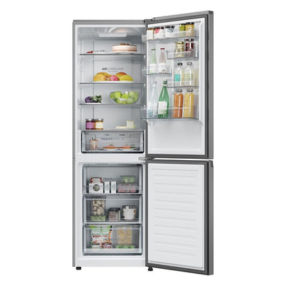 Réfrigérateur congélateur en bas Haier HDPR1618CNPK 352L Classe C Inox