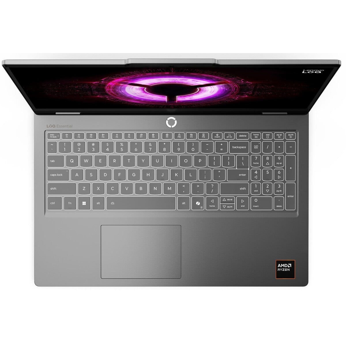 PC portable Lenovo gaming LOQ Essential 15ARP11 15,6 Full HD 144 Hz AMD Ryzen™ AI 7 16 Go RAM 512 Go SSD Nvidia GeForce RTX 5060 Gris lunaire