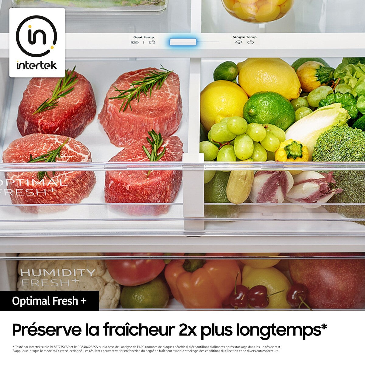 Réfrigérateur congélateur en bas Samsung RB38C776CS9