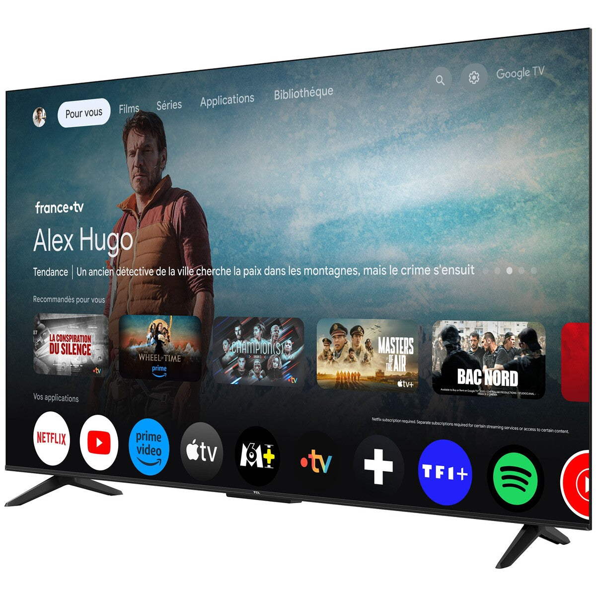 TV LED Tcl 4K QLED 55T69C 140 cm 2025