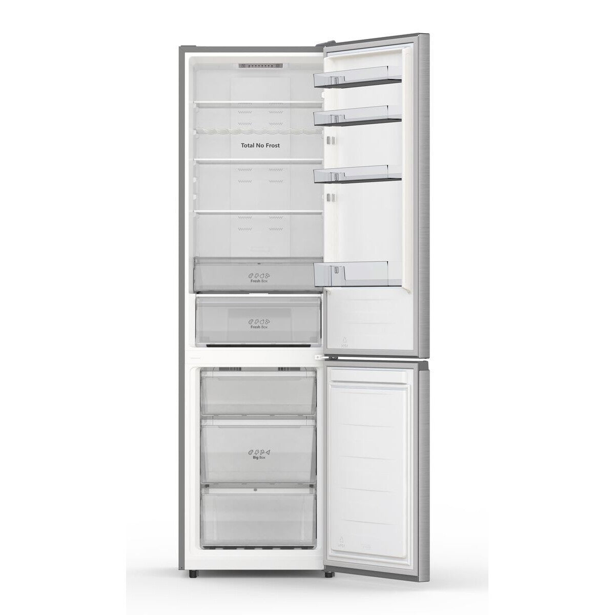 Réfrigérateur congélateur en bas Hisense FCN331ACA Inox