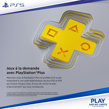 Console PlayStation 5 Sony PS5 Slim Edition Standard Blanc et Noir
