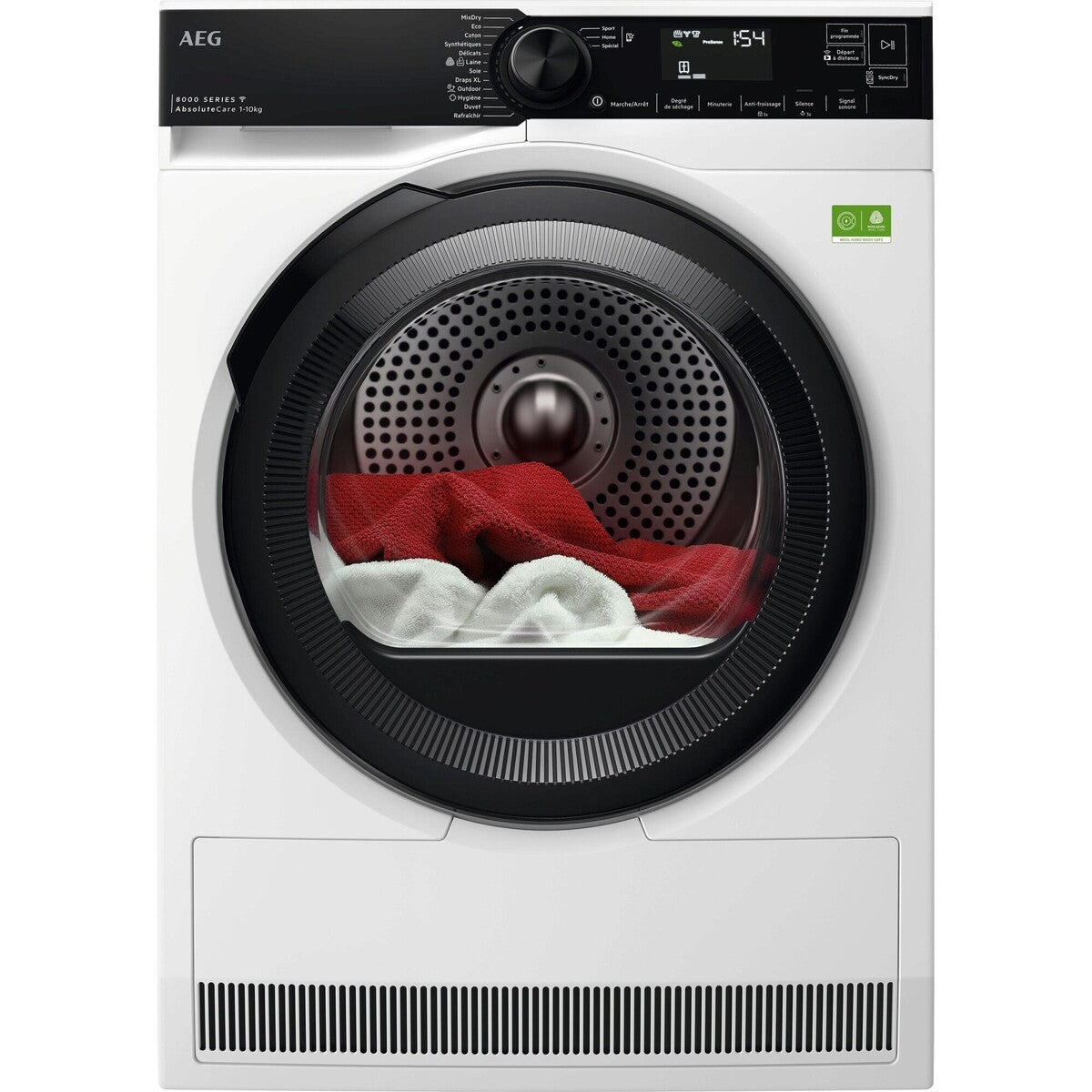 Sèche-linge pompe à chaleur Aeg TR83A10WC Blanc
