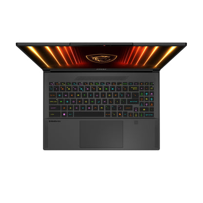 PC portable Msi Gaming Stealth16 AI A2HWGG-098FR 16" OLED 240 Hz Intel® Core™ Ultra 9 32 Go RAM 1 To SSD Nvidia GeForce RTX 5070 Anthracite