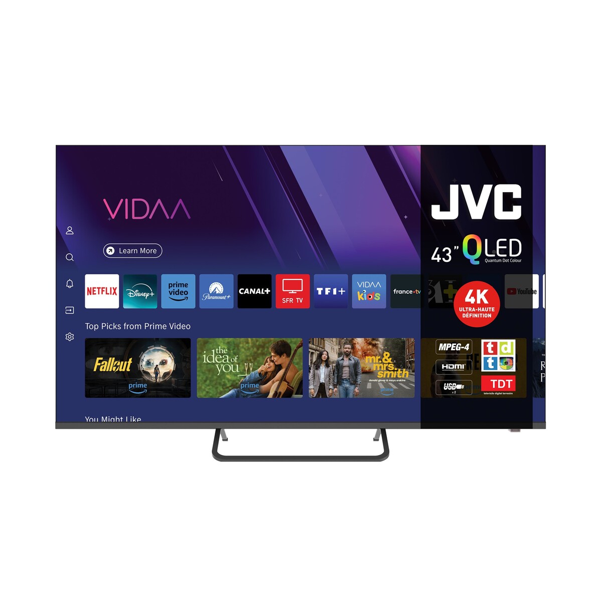 TV LED Jvc QLED UHD LT-43FV850 109 cm