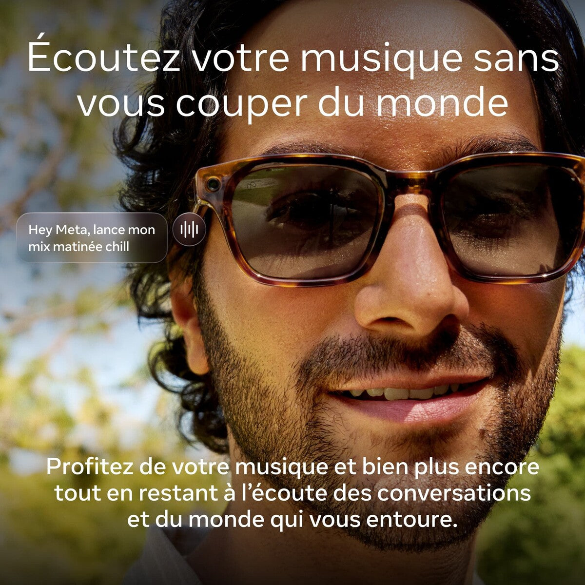 Lunettes connectées IA Meta Adventurer Standard Classique