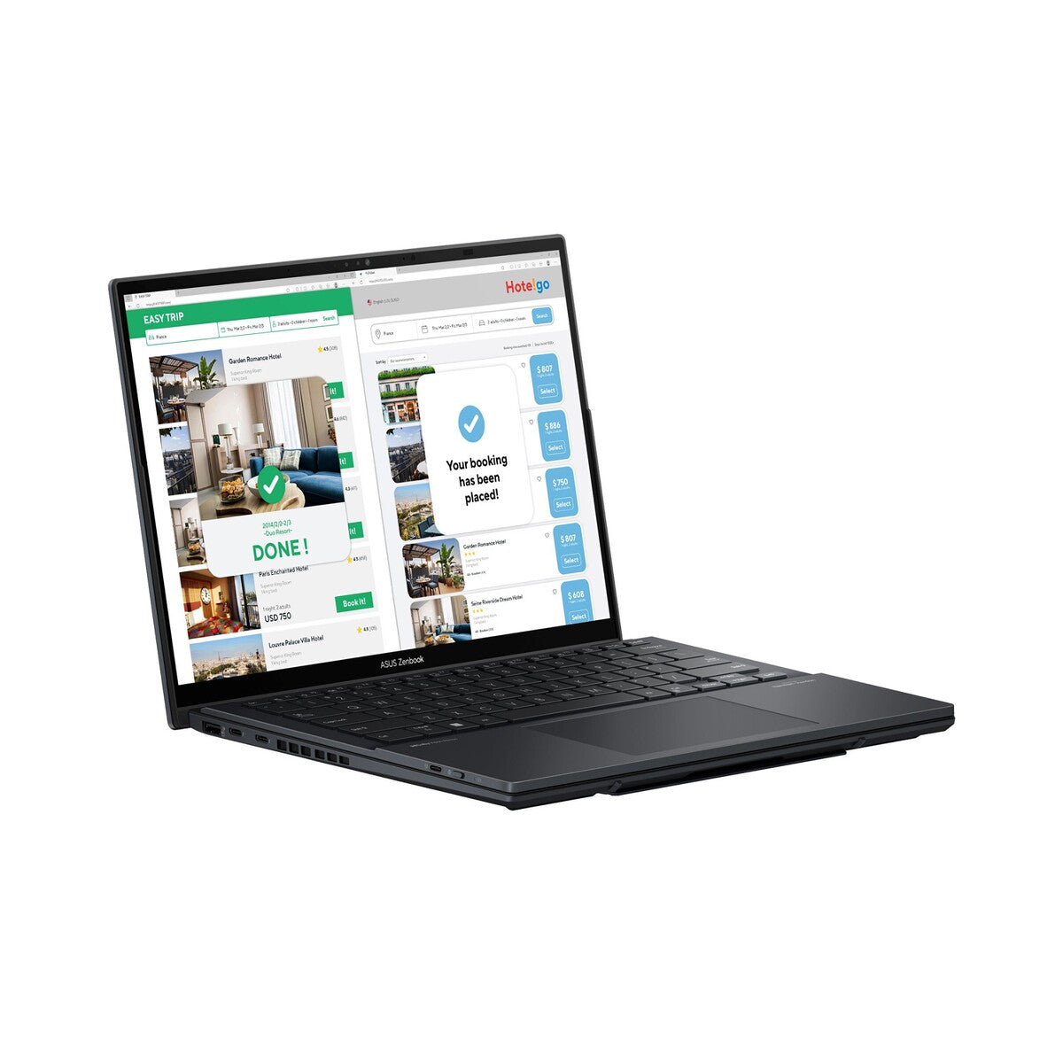 PC portable Asus Zenbook Duo UX8407AA-DRFSN080W 14" Ecran tactile OLED 144 Hz Intel® Panther Lake U9 32 Go RAM 1 To SSD Gris