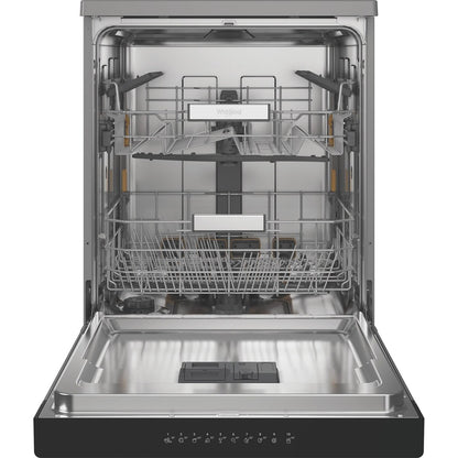 Lave-vaisselle pose libre Whirlpool WH3FB14B1N6X Argent