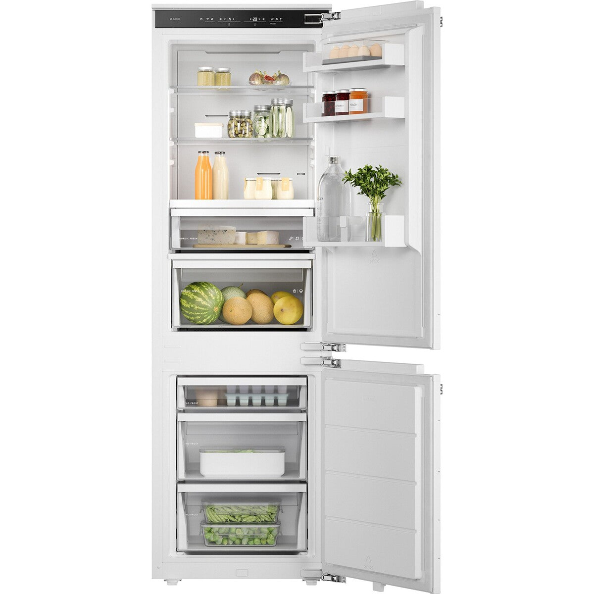 Réfrigérateur congélateur en bas Asko RBC276DNC1 178 cm