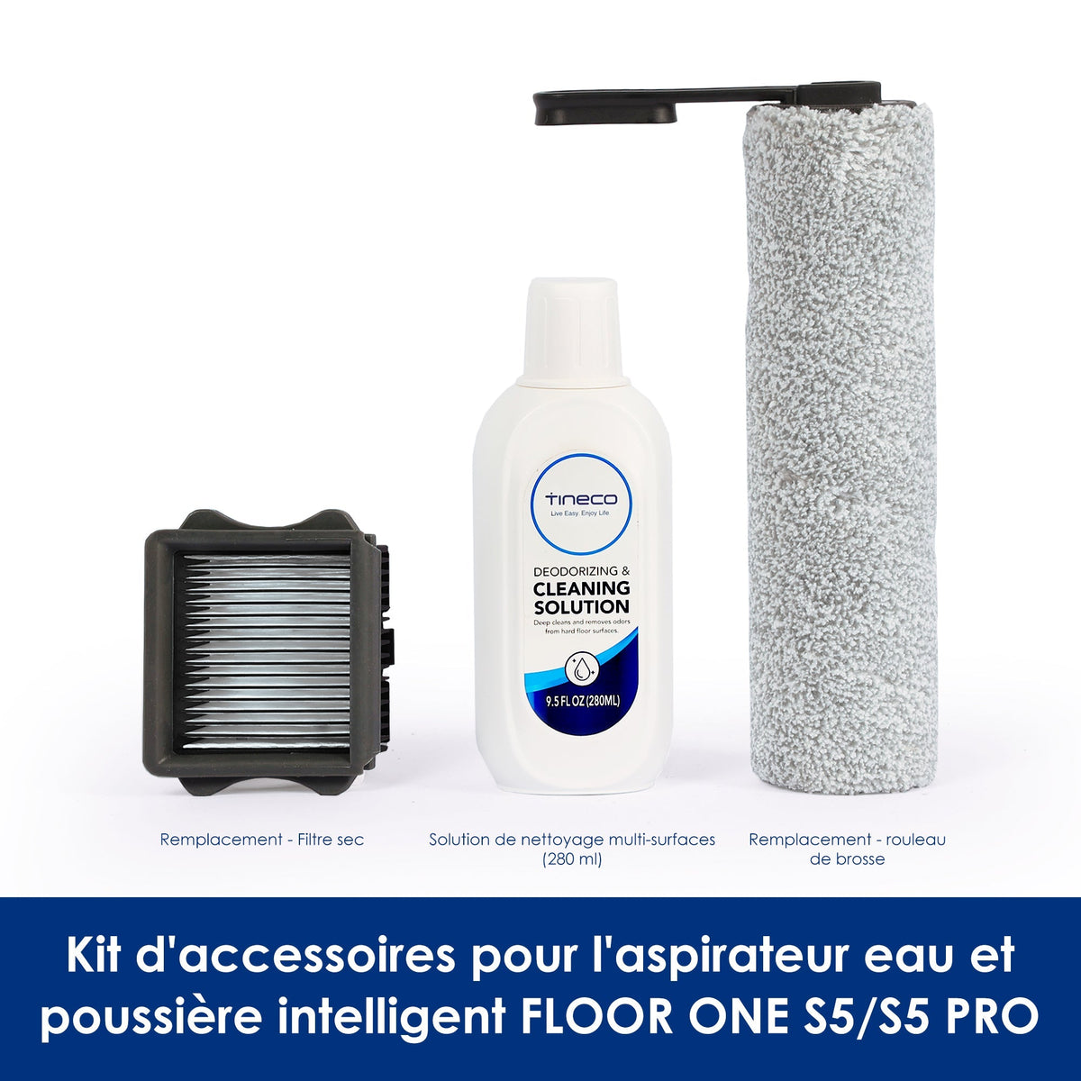 Kit d'accessoires pour Aspirateur Sec/Humide intelligent FLOOR ONE S5/S5 PRO